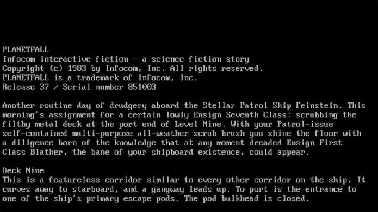 Infocom Classic Text Adventure Masterpieces screenshot 1
