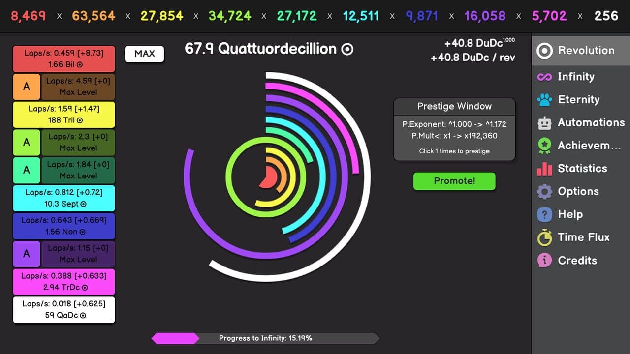 Revolution Idle screenshot 1