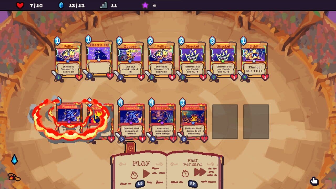 Spellcats: Auto Card Tactics screenshot 1