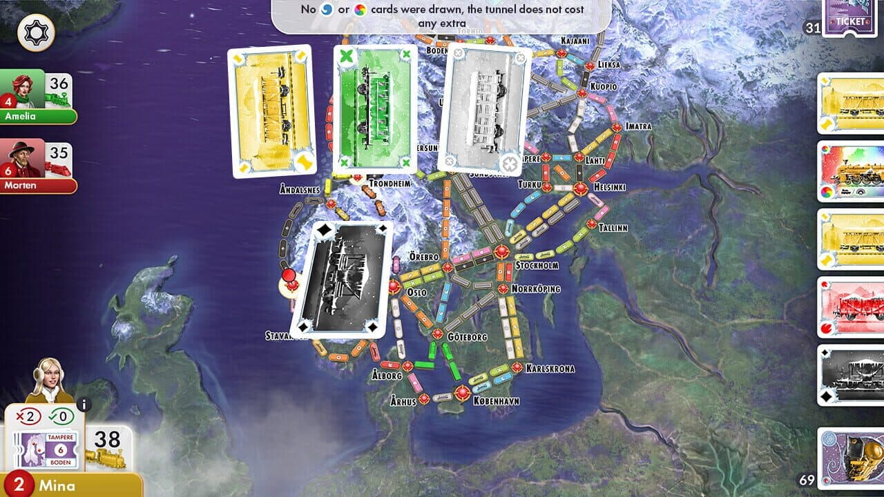 Ticket to Ride: Nordic Expansion thumbnail 3