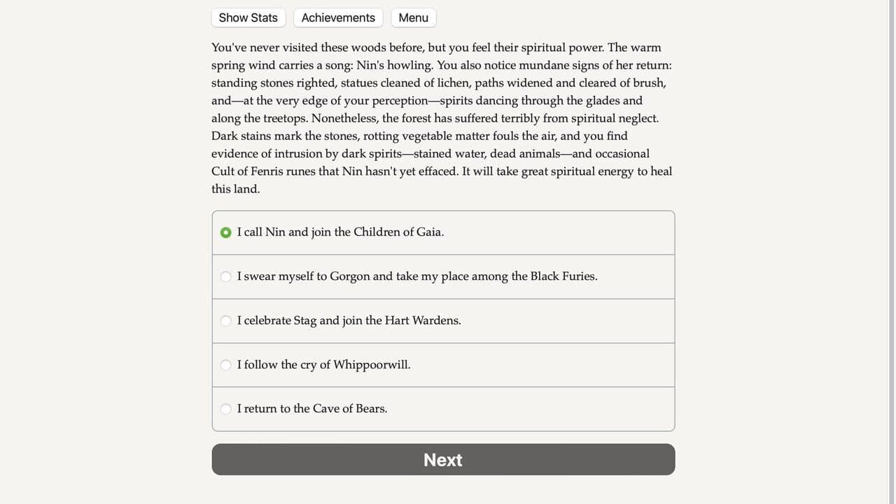 Werewolf: The Apocalypse - The Book of Hungry Names: Wardens and Furies screenshot 1