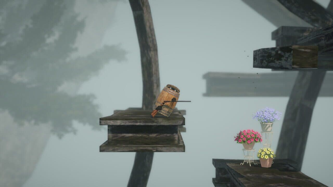 Climbing In Barrel With Double-Barrel thumbnail 2