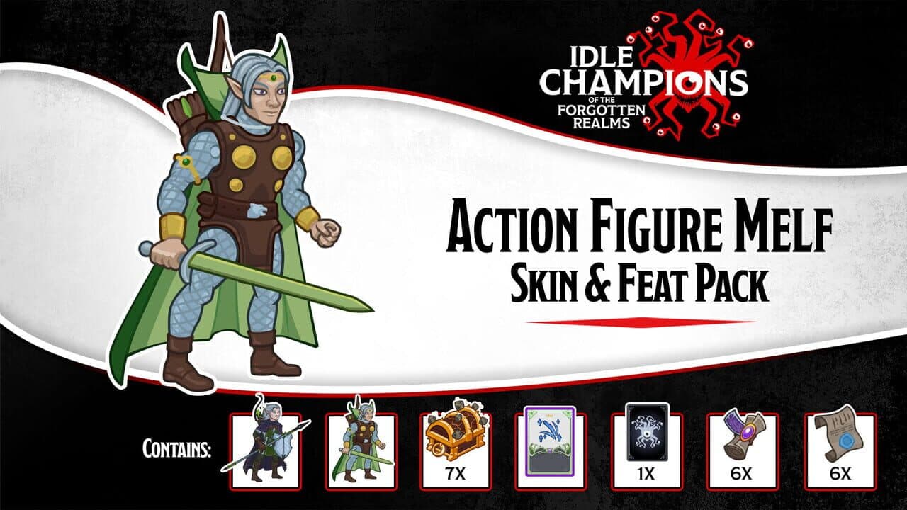 Idle Champions: Action Figure Melf Skin & Feat Pack screenshot 1