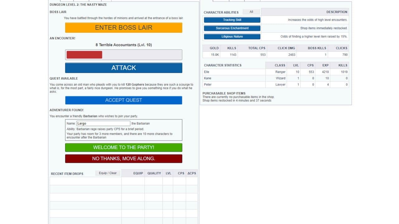 Clickpocalypse screenshot 1