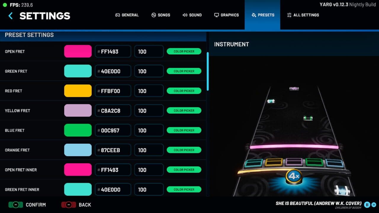 YARG screenshot 1