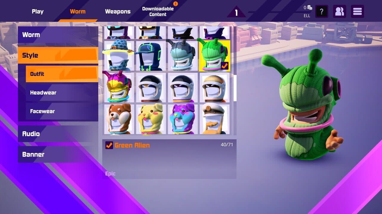 Worms Rumble: Spaceworm and Alien Double Pack thumbnail 2