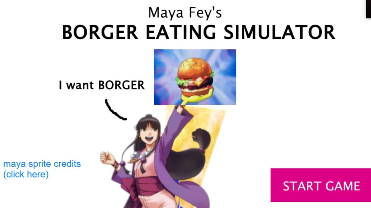 Maya Fey's Borger Eating Simulator thumbnail 4