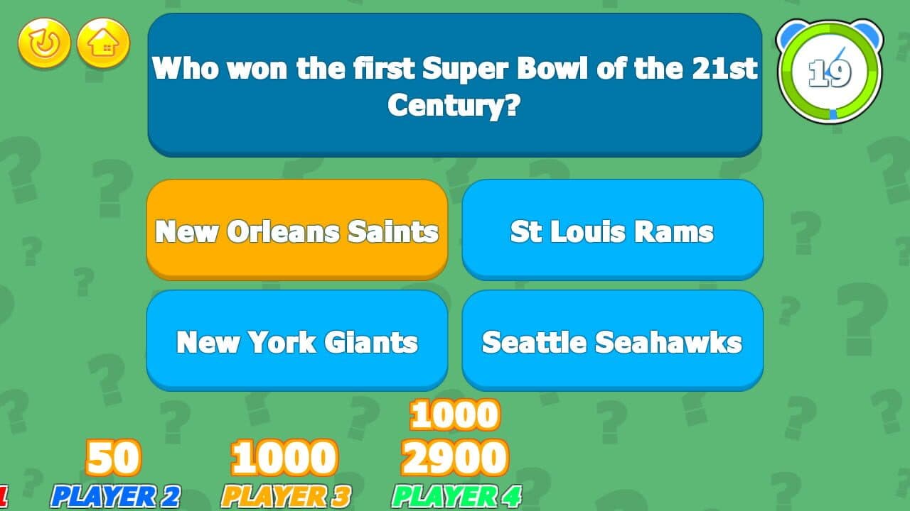 Super Bowl Trivia Challenge screenshot 1