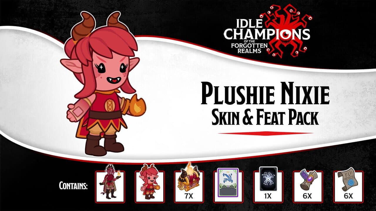Idle Champions: Plushie Nixie Skin & Feat Pack screenshot 1