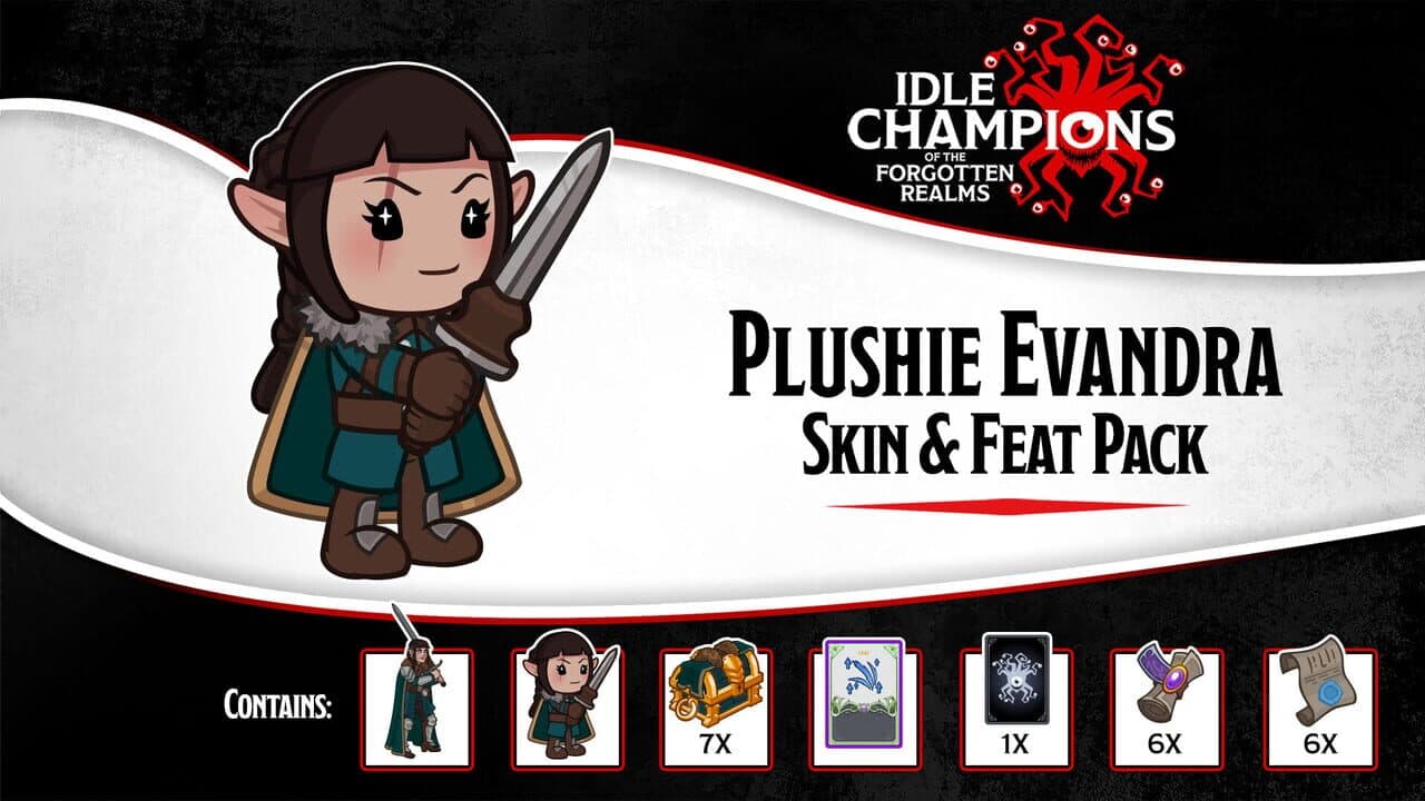 Idle Champions: Plushie Evandra Skin & Feat Pack screenshot 1