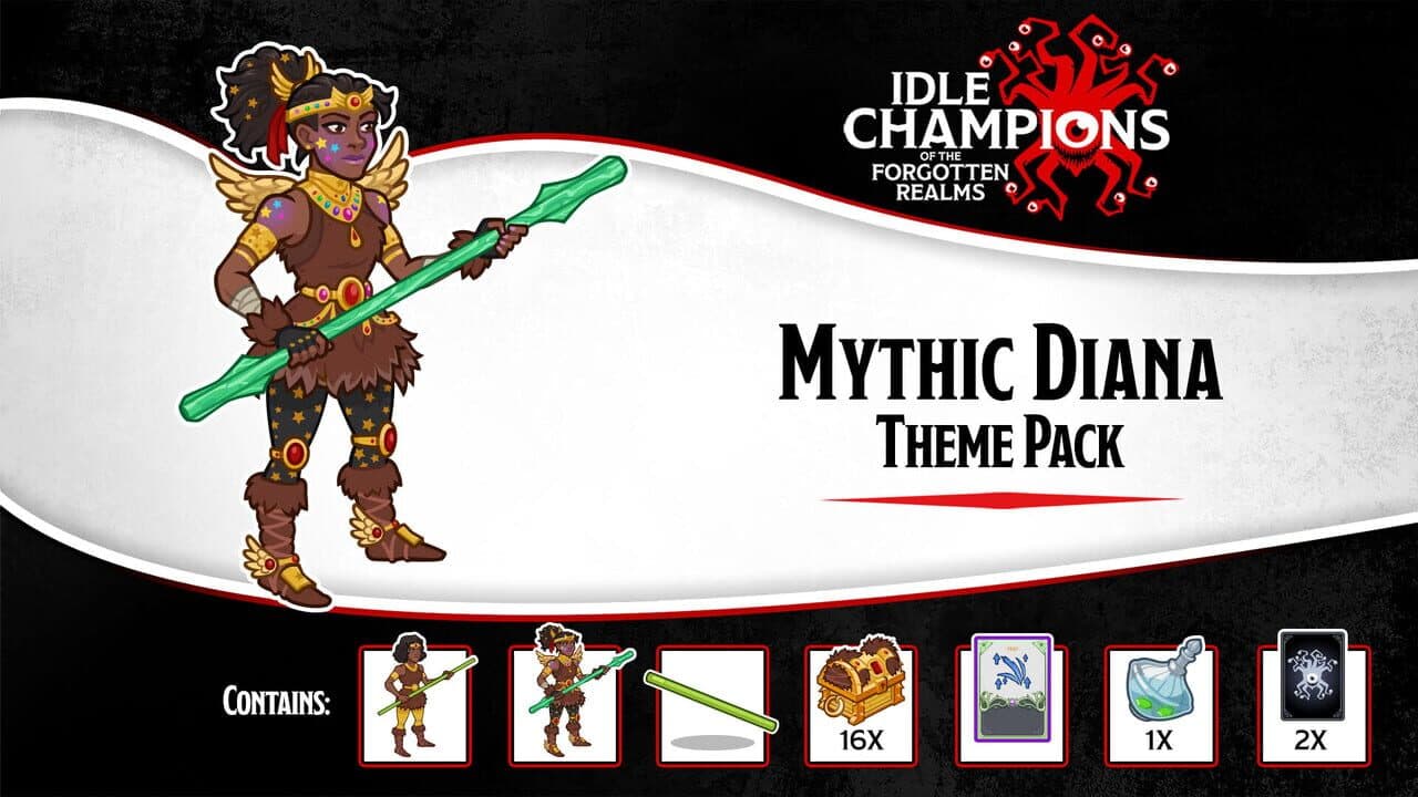 Idle Champions: Mythic Diana Theme Pack screenshot 1
