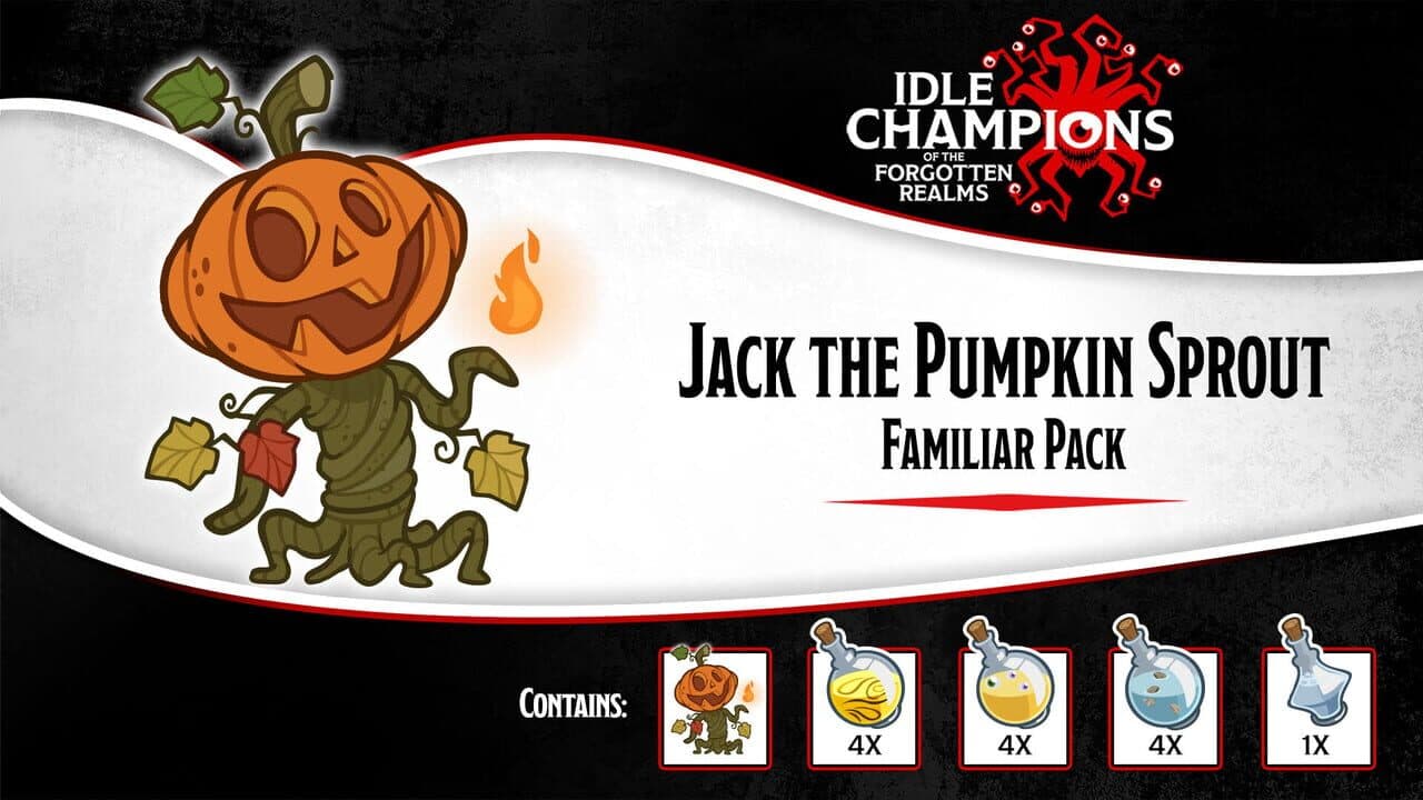 Idle Champions: Jack the Pumpkin Sprout Familiar Pack screenshot 1