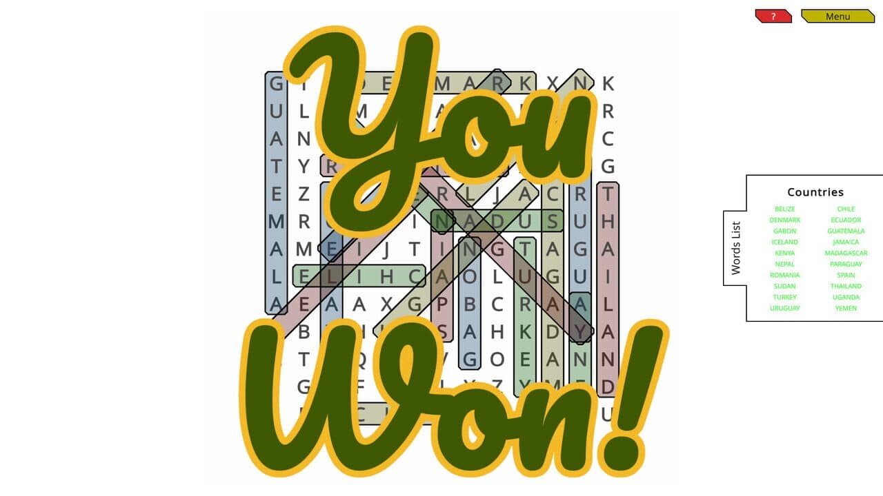 Woohoo!: Game - WordSearch thumbnail 5