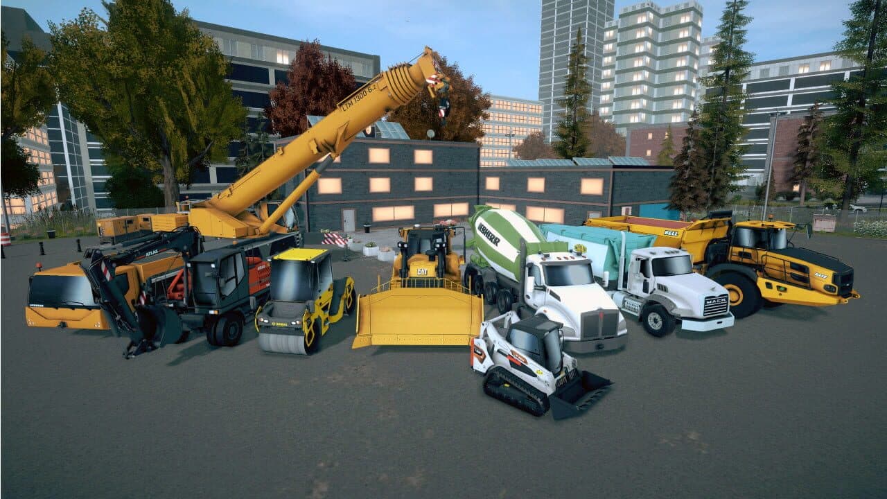 Simulation Platinum Bundle: Bus Construction Firefighting Lawn Mowing screenshot 1
