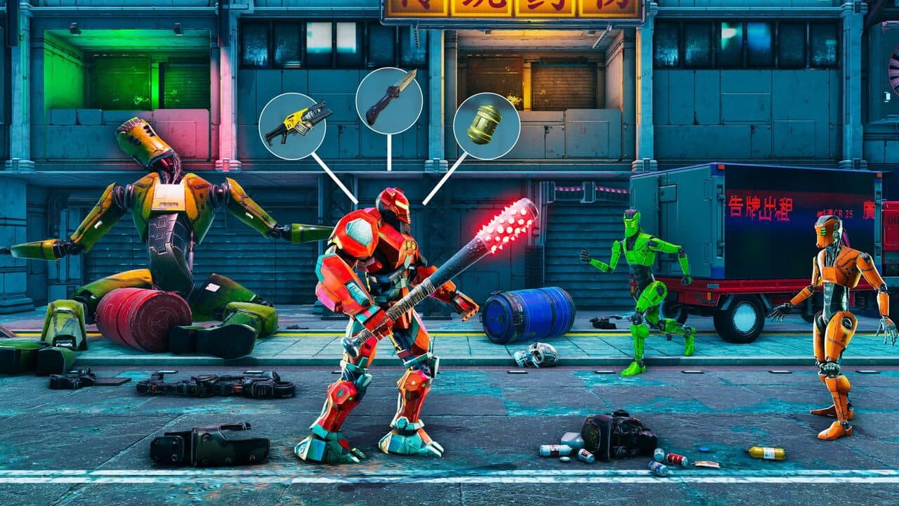 Robot Street Fighting Games screenshot 1