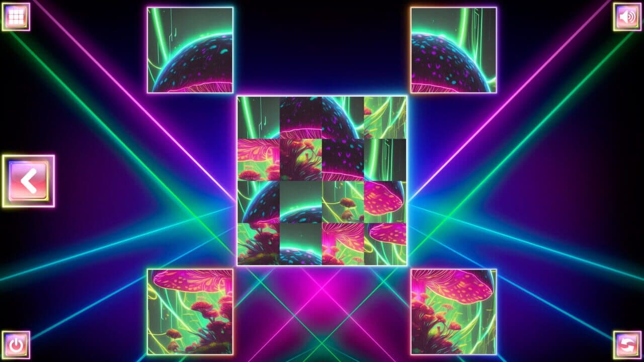 Neon Fantasy: Mushrooms screenshot 1