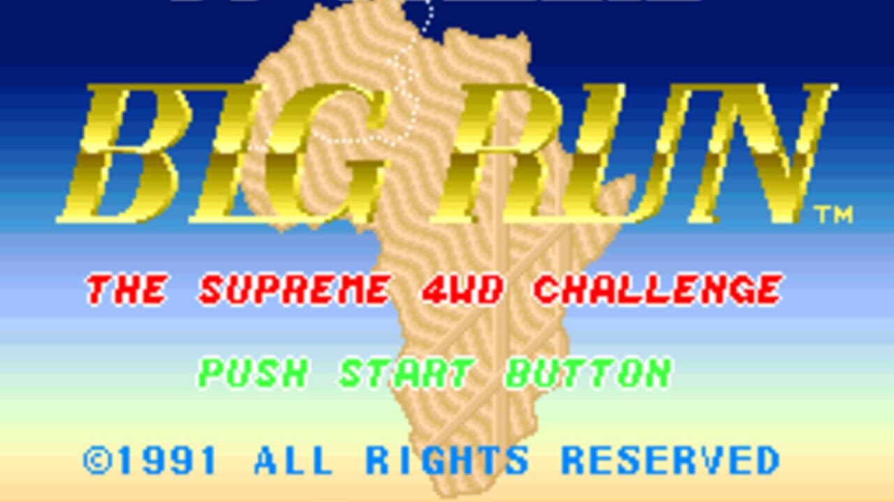 Jaleco Rally: Big Run - The Supreme 4WD Challenge screenshot 1