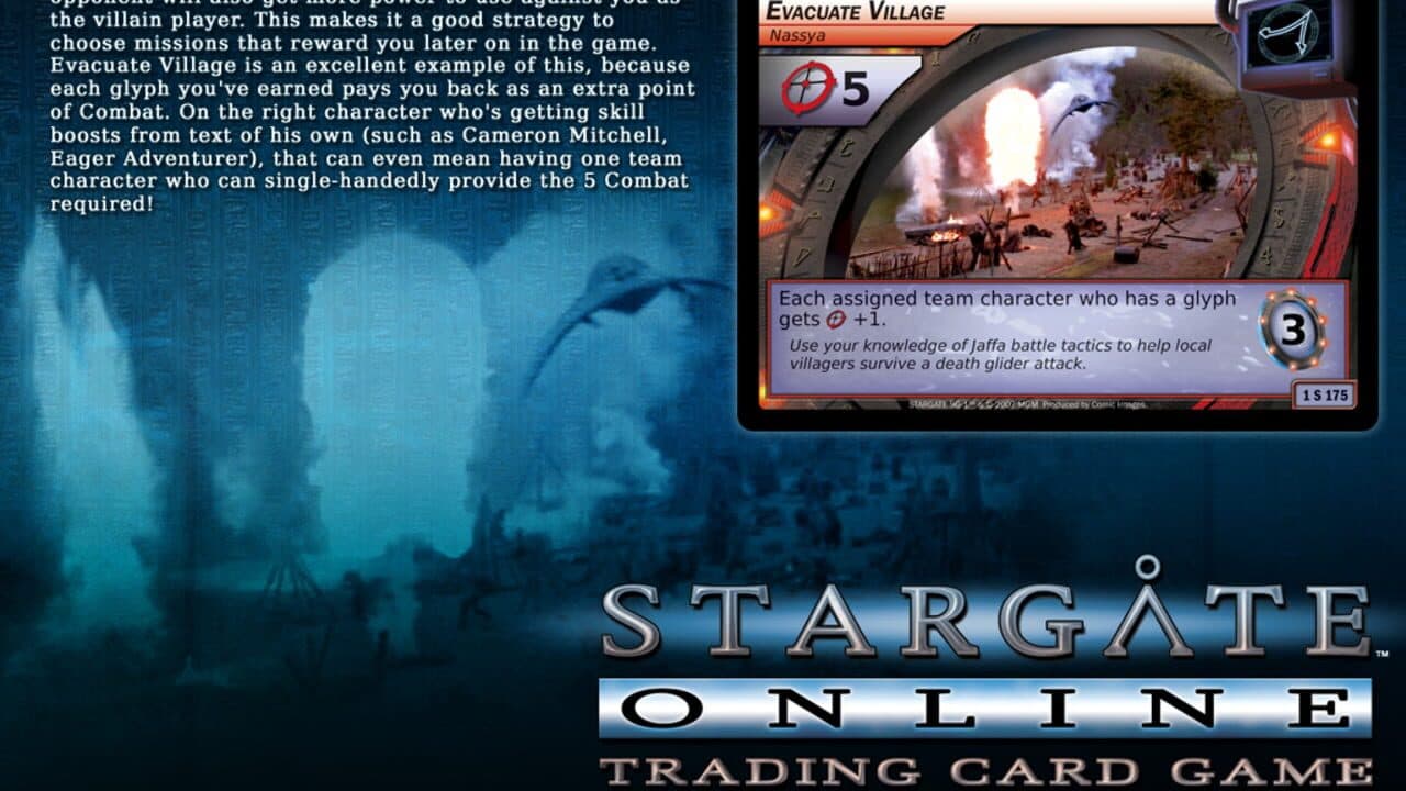 Stargate Online Trading Card Game screenshot 1