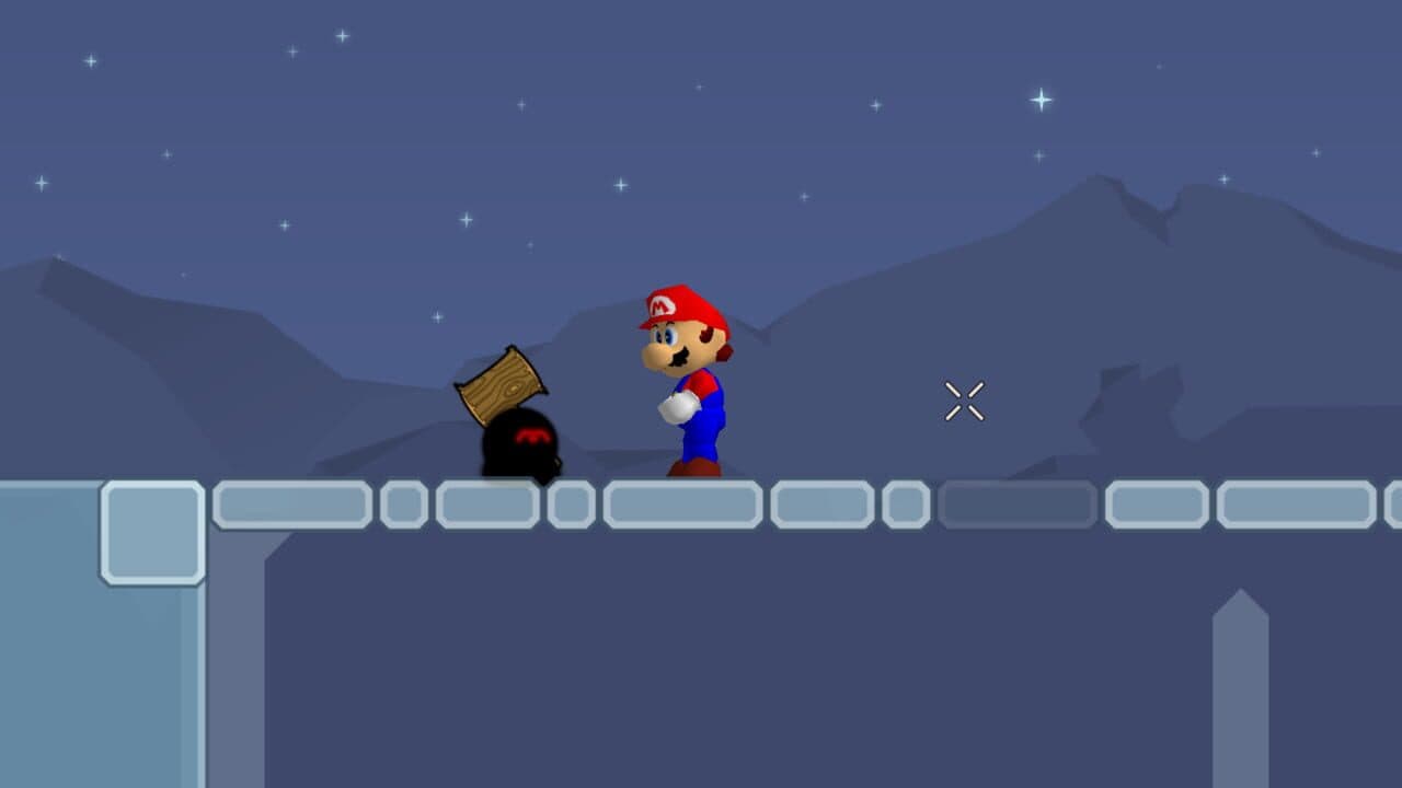 Super Mario 64 in Teeworlds/DDNet screenshot 1