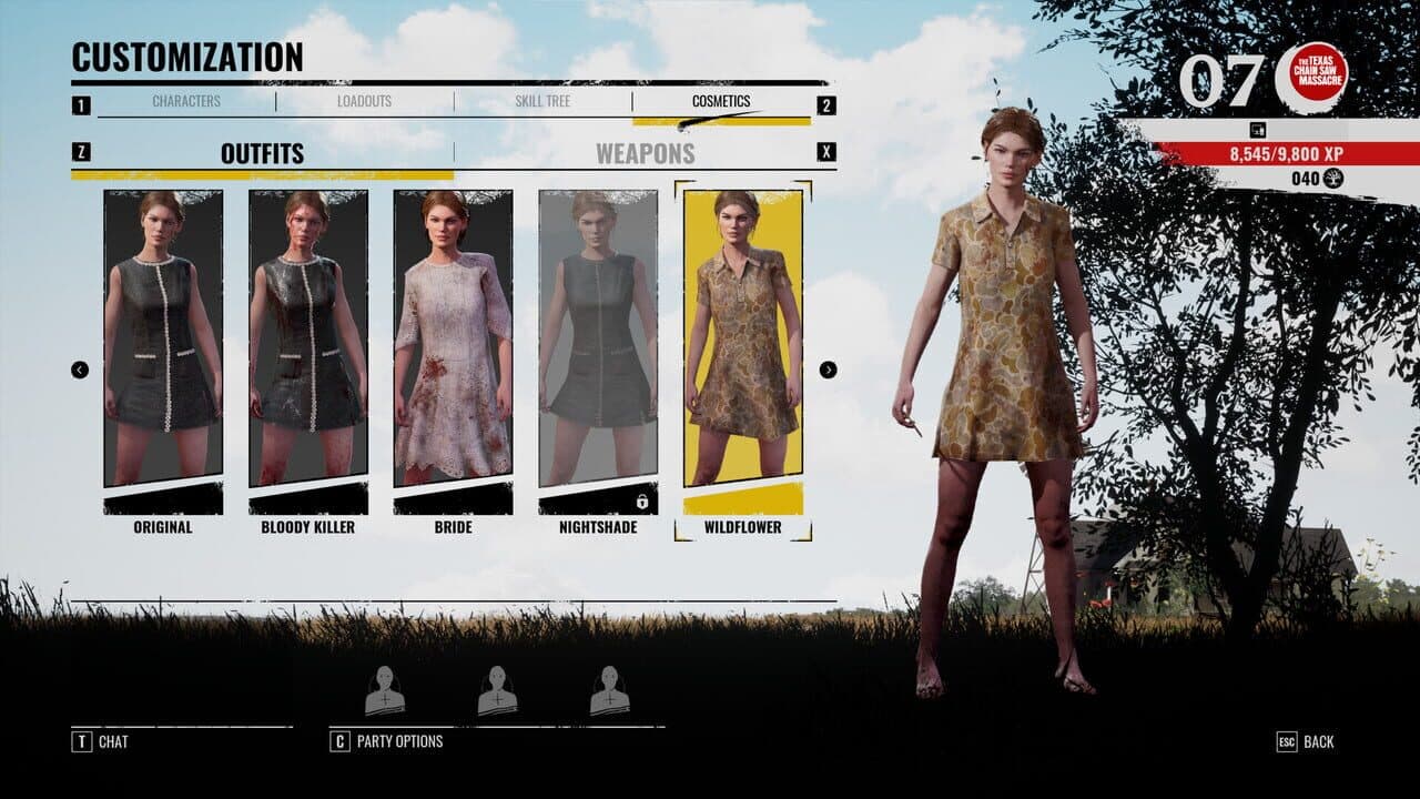 The Texas Chain Saw Massacre: Sissy Wildflower Outfit screenshot 1