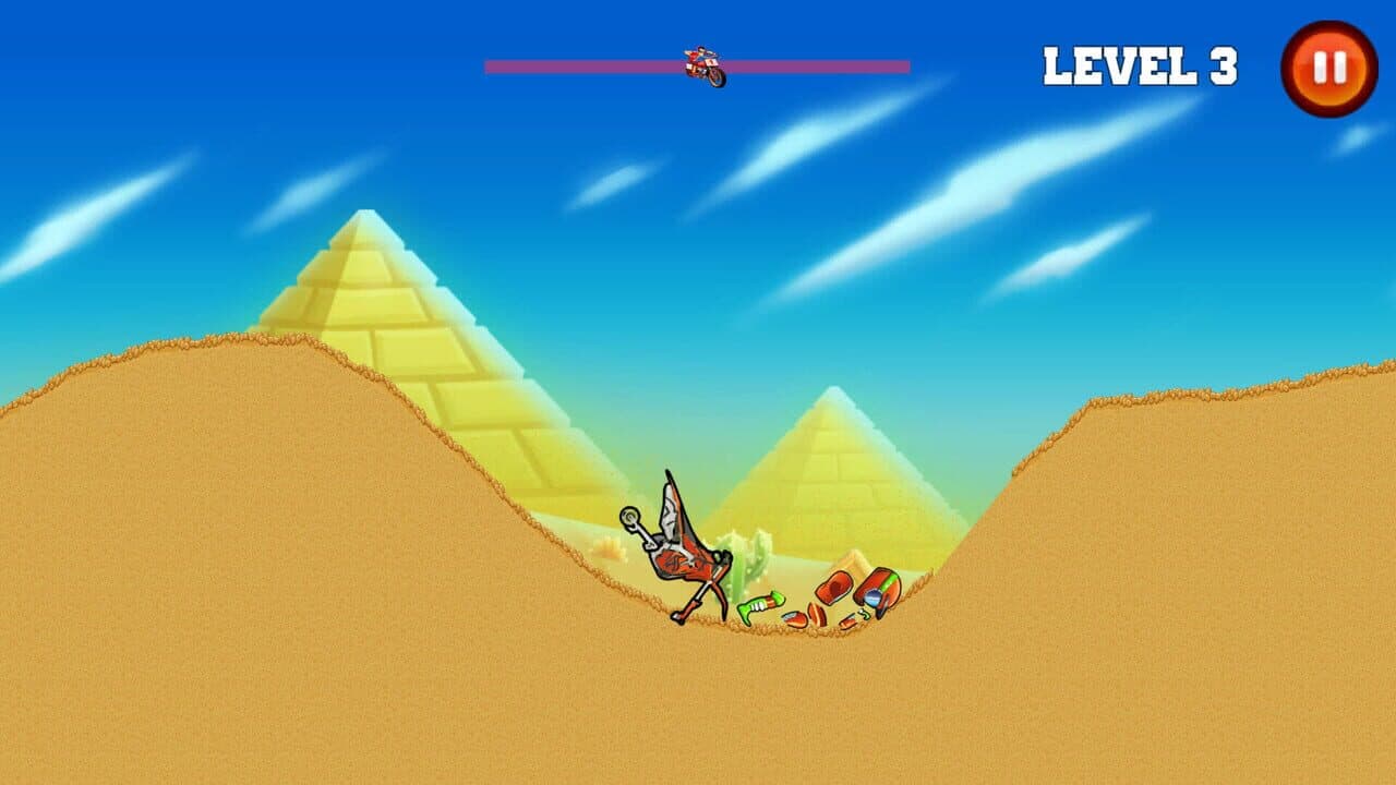 Crazy Bike Hill Racing screenshot 1