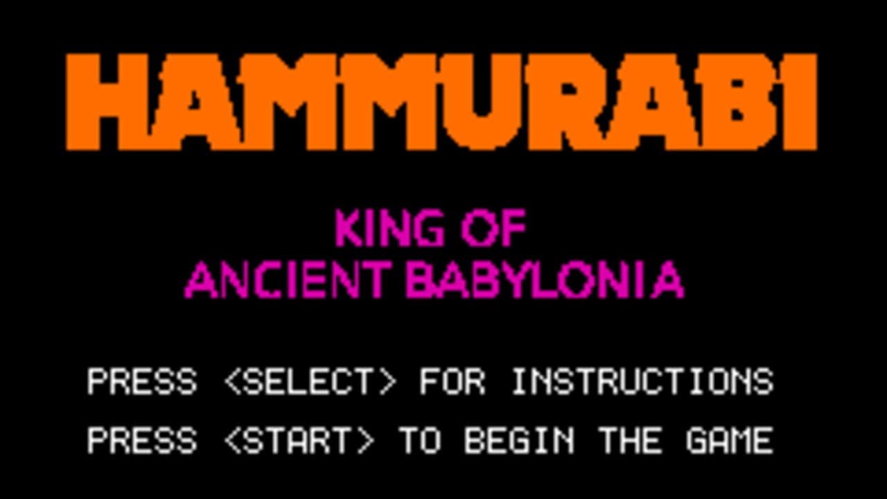 Hammurabi screenshot 1