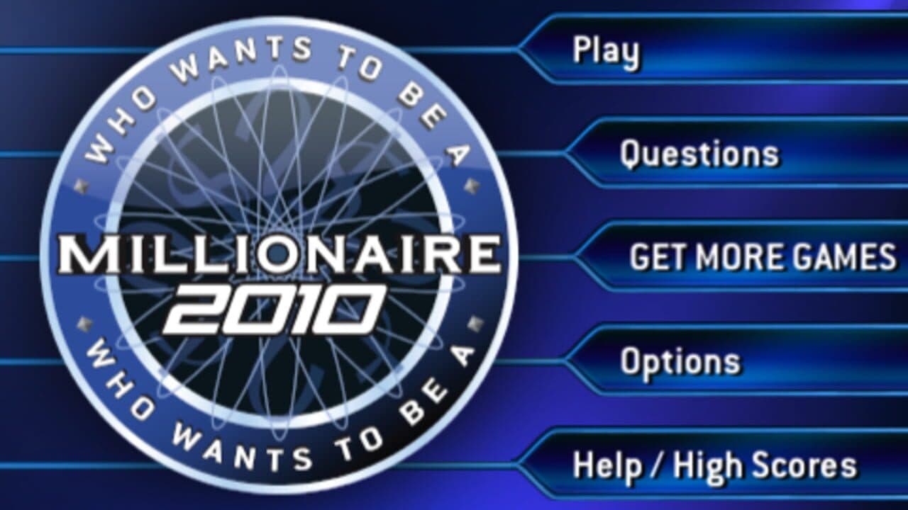 Who Wants To Be A Millionaire 2010 screenshot 1