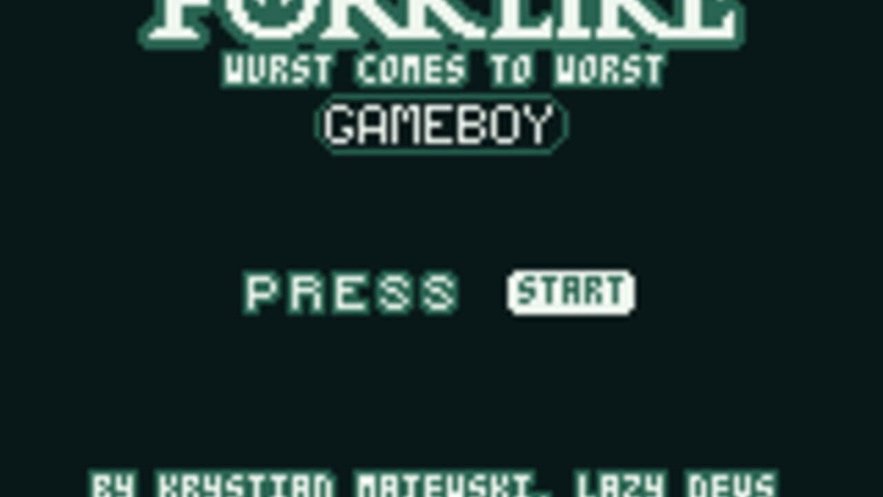 Porklike: Wurst Comes to Worst Gameboy screenshot 1