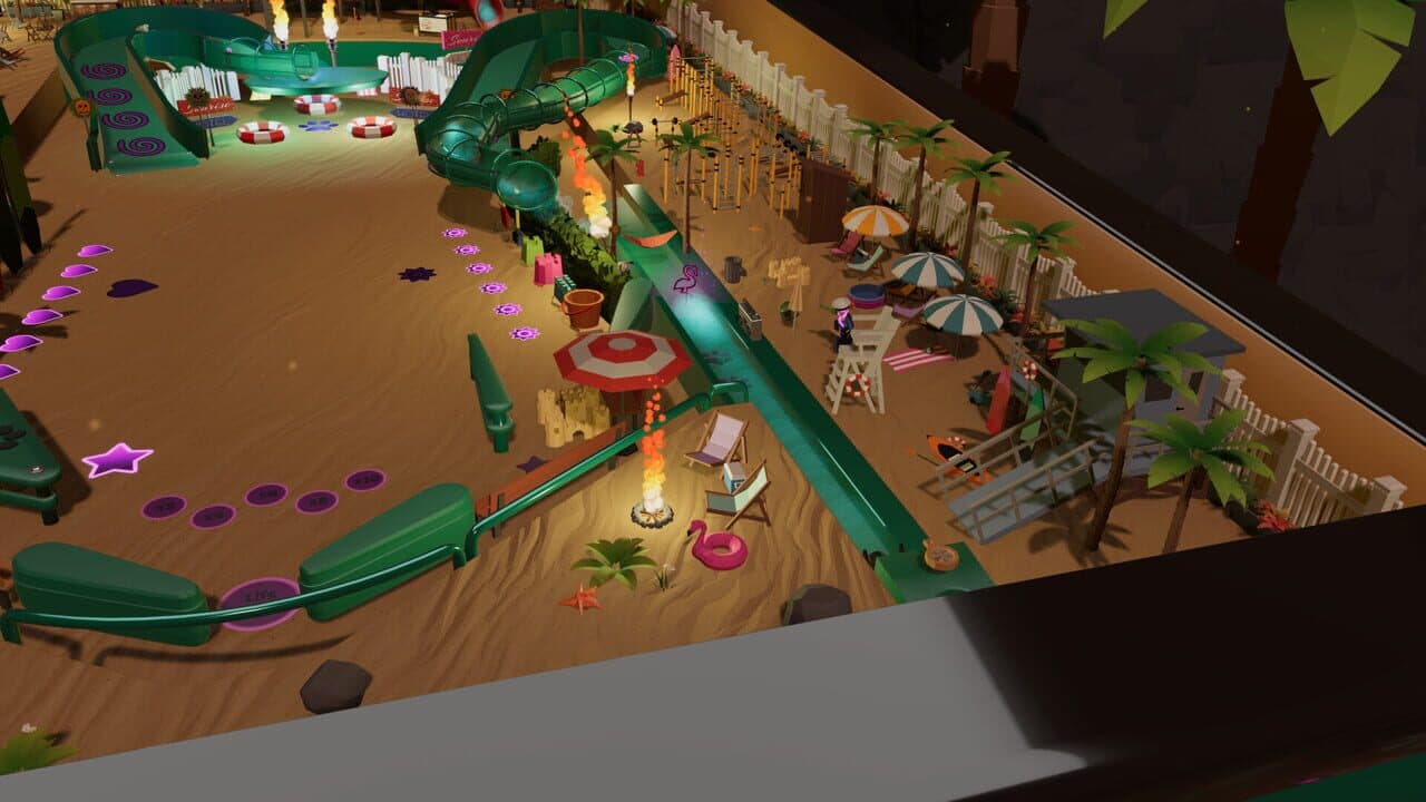 Roxy Raccoon's Pinball Panic: Tropical Treats screenshot 1