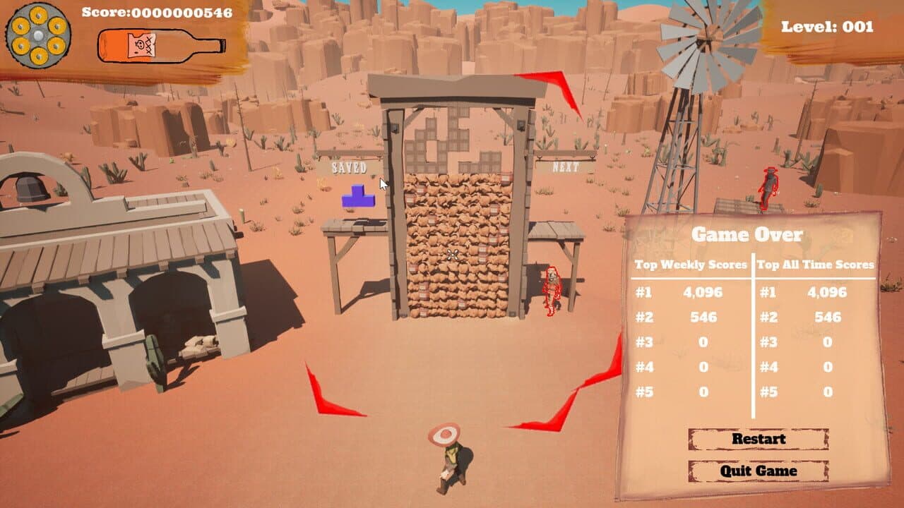 Guntris screenshot 1