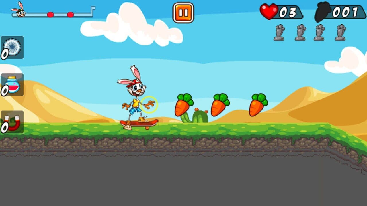 Rabbit on Skateboard screenshot 1