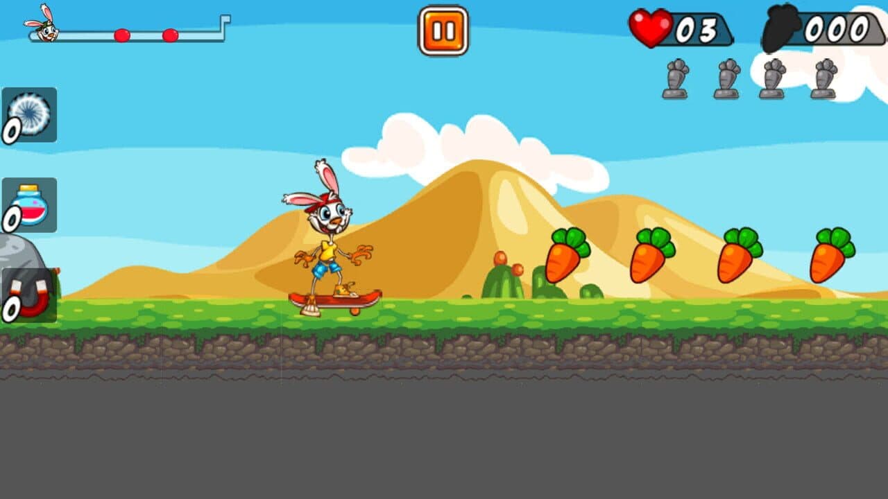 Rabbit on Skateboard thumbnail 2