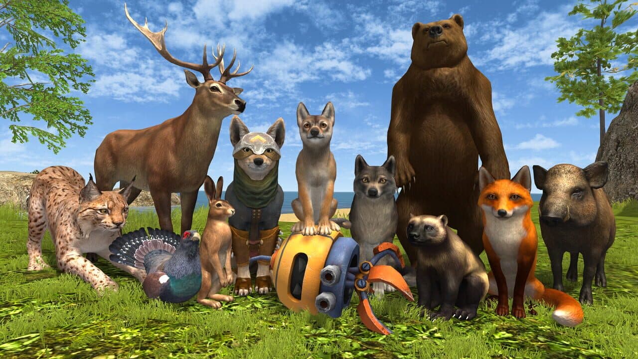 Wolf Hero: Animals vs. Robots screenshot 1
