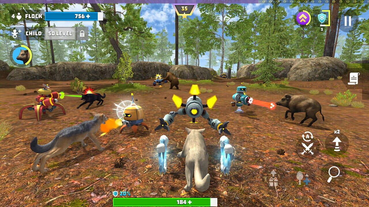 Wolf Hero: Animals vs. Robots thumbnail 3