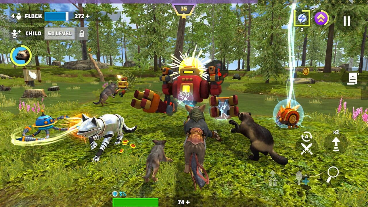 Wolf Hero: Animals vs. Robots thumbnail 4