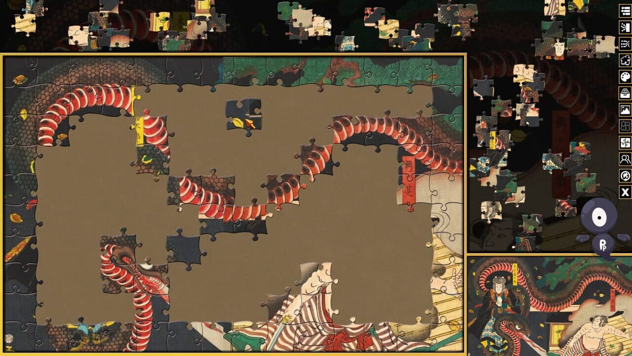 Pixel Puzzles 3: Ukiyo-e Jigsaws thumbnail 5