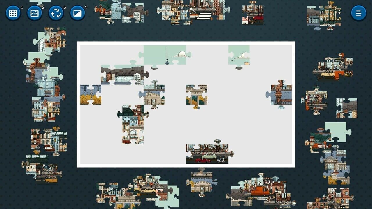 Hidden Cats in Jigsaw Puzzle: Berlin screenshot 1
