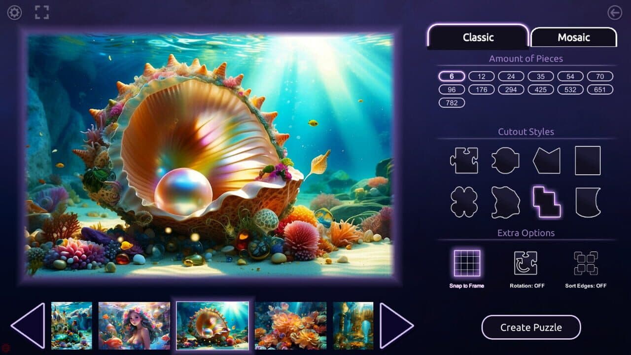 Master of Pieces Jigsaw Puzzle: Dreamy Depths screenshot 1