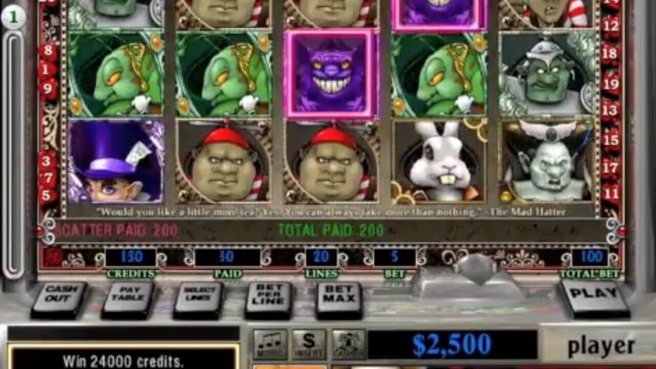 Slot Quest: Alice in Wonderland screenshot 1