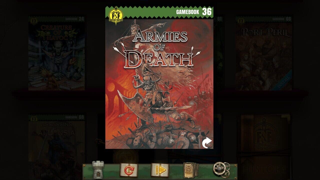Fighting Fantasy Classics: Armies of Death screenshot 1