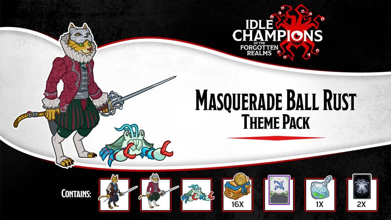 Idle Champions: Masquerade Ball Rust Theme Pack screenshot 1