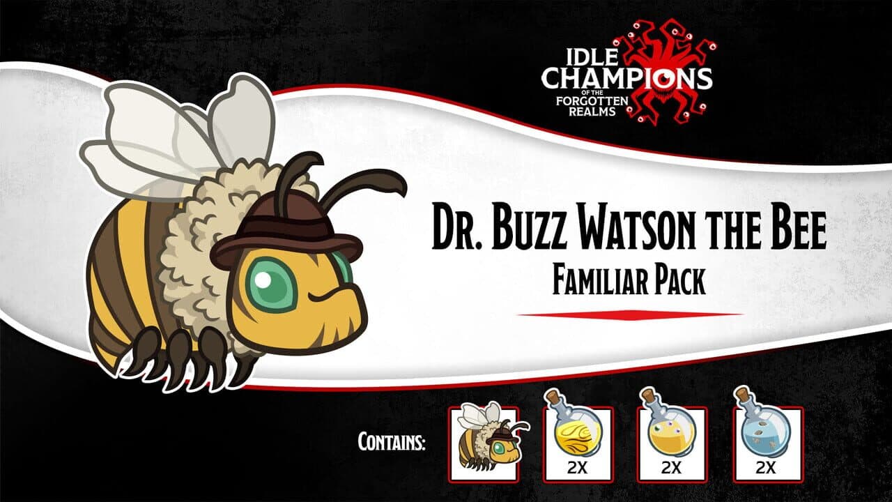 Idle Champions: Dr. Buzz Watson the Bee Familiar Pack screenshot 1