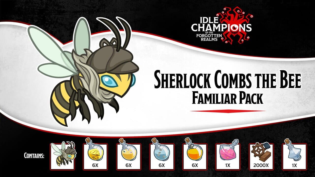 Idle Champions: Sherlock Combs the Bee Familiar Pack screenshot 1