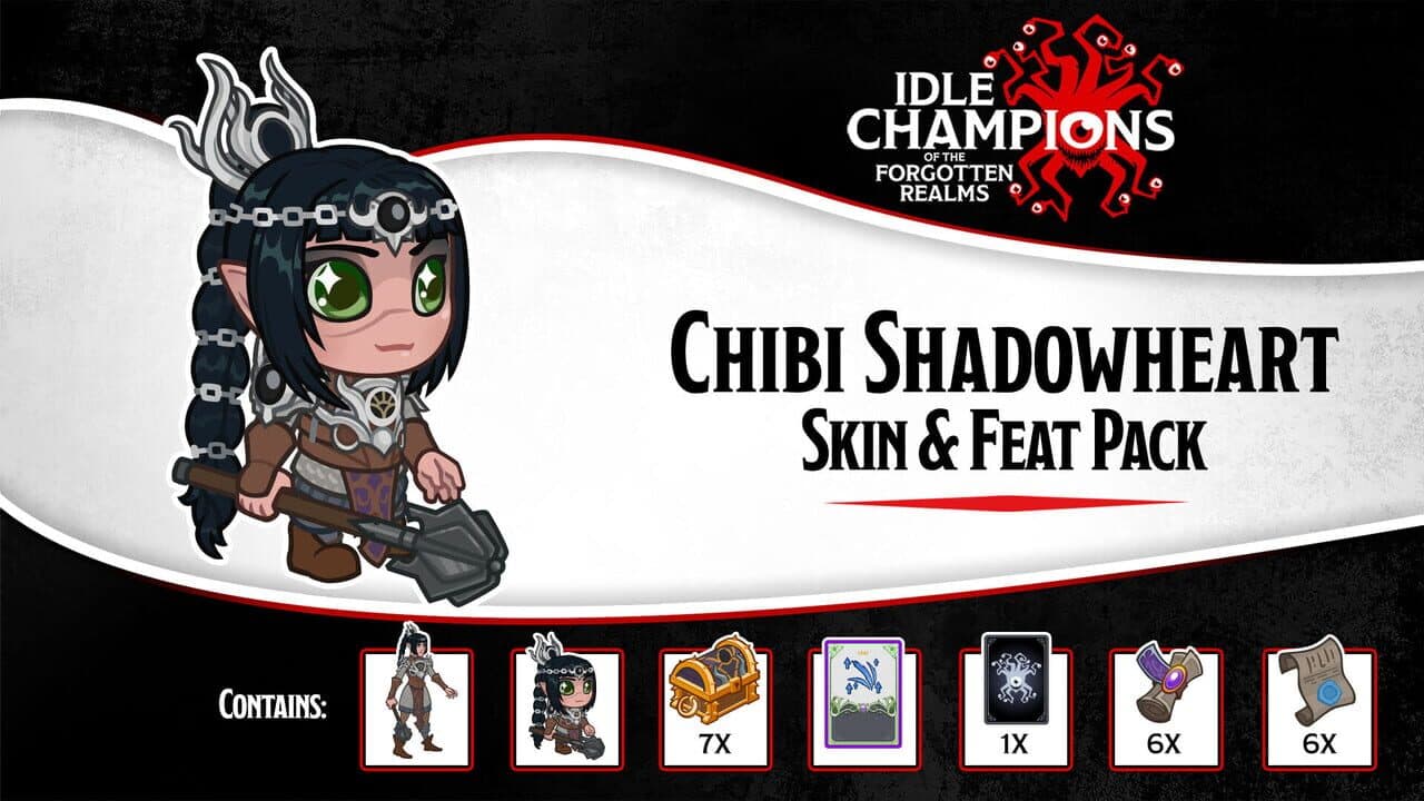 Idle Champions: Chibi Shadowheart Skin & Feat Pack screenshot 1