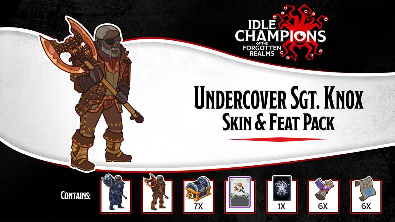 Idle Champions: Undercover Sgt. Knox Skin & Feat Pack screenshot 1