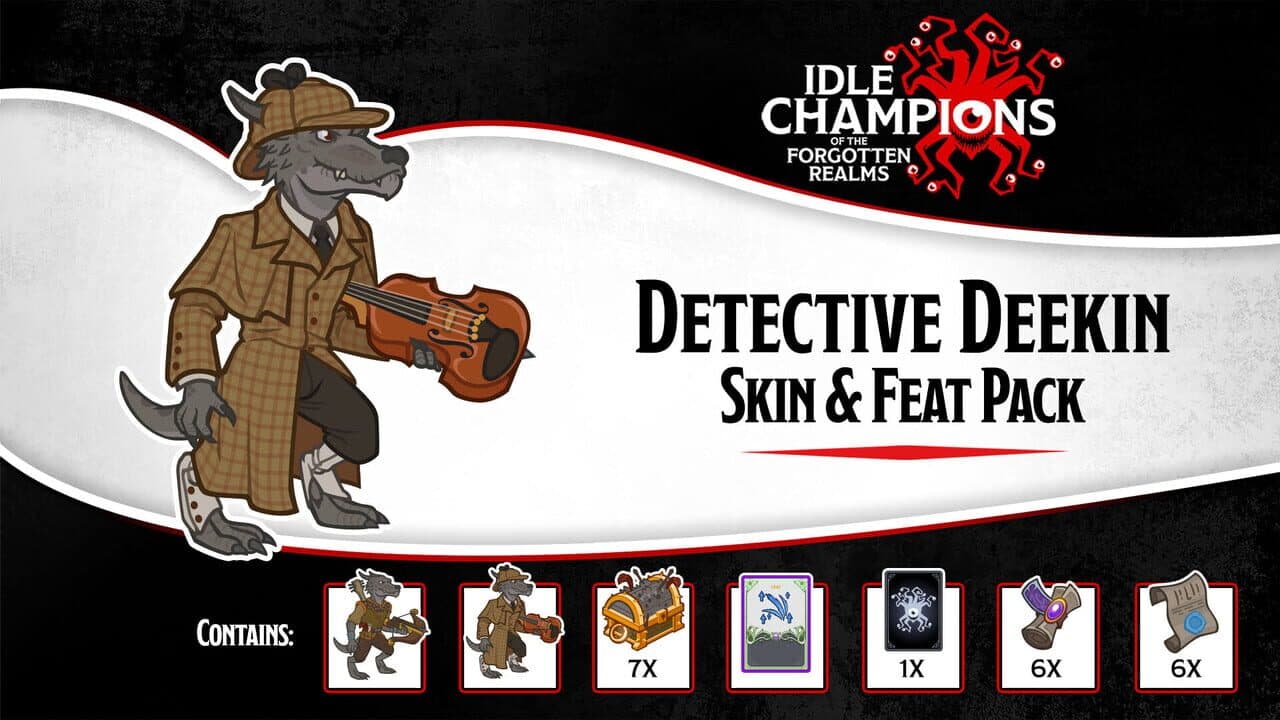 Idle Champions: Detective Deekin Skin & Feat Pack screenshot 1