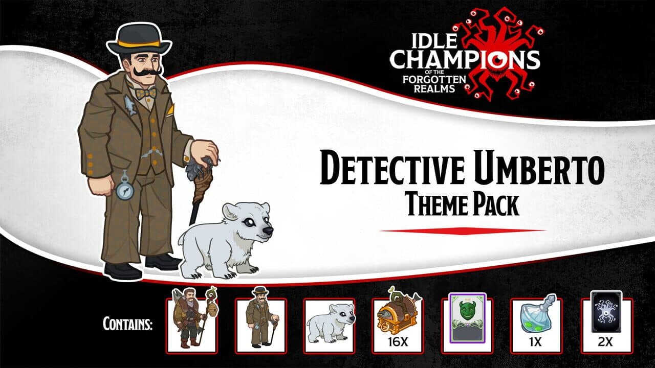 Idle Champions: Detective Umberto Theme Pack screenshot 1