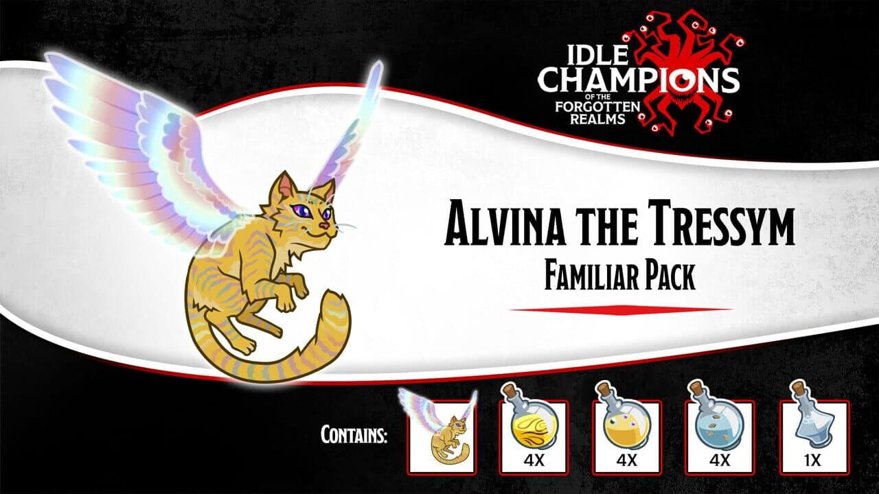 Idle Champions: Alvina the Tressym Familiar Pack screenshot 1