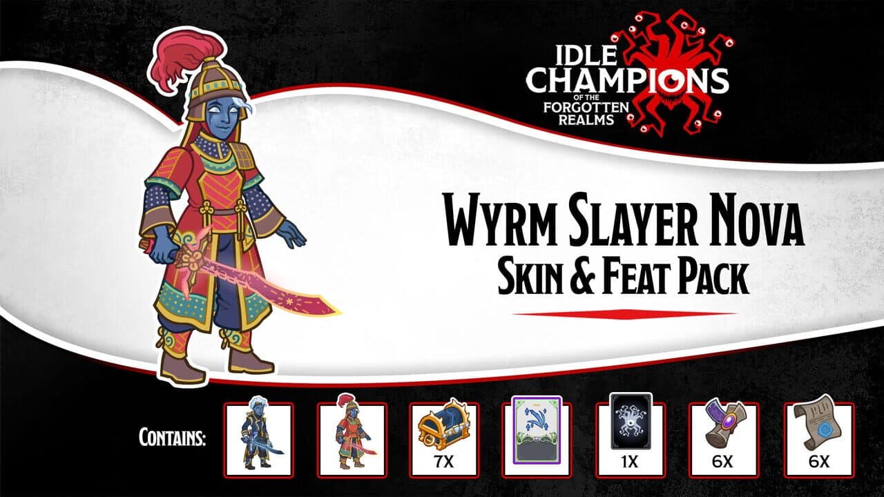 Idle Champions: Wyrm Slayer Nova Skin & Feat Pack screenshot 1