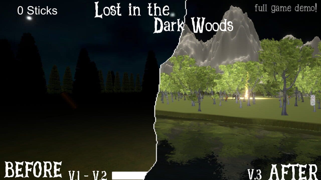 Lost in the Dark Woods screenshot 1